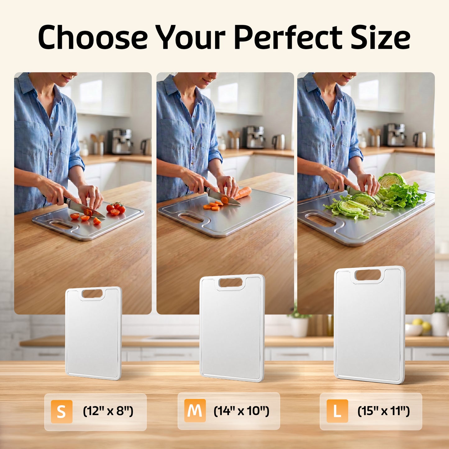 Pure Titanium Cutting Board Pro