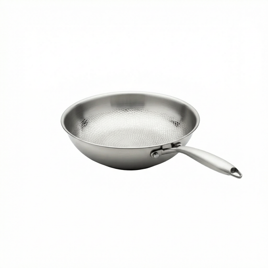 Titanium Hammered Wok Pan