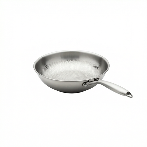 Titanium Hammered Wok Pan